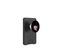 Le Drapeau américain est Suspendu à Un Cintre pour Les Femmes Droites PopSockets PopWallet pour MagSafe