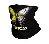 Le Drapeau des Papillons du Vatican Femme Homme Bandana Léger Snood Élastique Bandeau pour Moto Cyclisme Randonnée Course À Pied