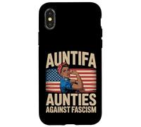 Le Drapeau des tantes Noires Contre Le fascisme de Tante Ifa ne résiste Pas aux Rois Coque pour iPhone X/XS