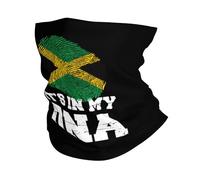 Le Drapeau Jamaïcain, C'est dans Mon Adn Unisexe Bandeau Multifonctionnel Snood Élastique Bandana pour Moto Cyclisme Golf Vélo
