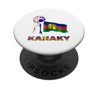 Le drapeau Kanaky de la fierté et du courage de la Nouvelle- PopSockets PopGrip Interchangeable