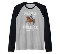 Le dressage, c'est à quoi ressemblent les sentiments. Dressage amusant Manche Raglan
