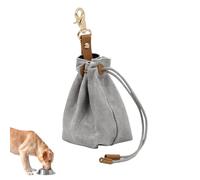 Le dressage de chien traite le sac, le conteneur de collations pour marcher avec des animaux | Sac de marche pour chien en plein air avec clip de ceinture, fermeture de poche Puppy Draw String