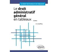 Le Droit Administratif Général En Tableaux