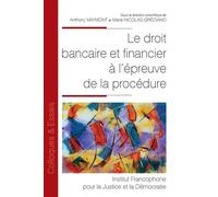 Le droit bancaire et financier à l'épreuve de la procédure - Anthony Maymont - Inst.francophone Pour La Justice Et Democratie - broché - Etude