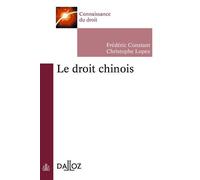 Le droit chinois - Frédéric Constant - Dalloz - Poche - Etude