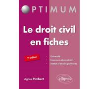 Le droit civil en fiches 2e édition - Agnès Pimbert - Ellipses - broché - Etude