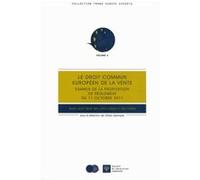 Le droit commun européen de la vente Olivier Deshayes (Directeur éditorial), Deshayes o. (Auteur)
