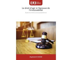 Le droit d'agir à l'épreuve de l'irrecevabilité: Étude à la lumière du droit positif béninois