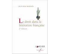 Le droit dans la littérature française