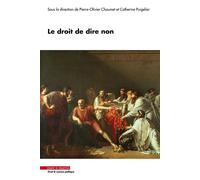 Le droit de dire non - Pierre-Olivier Chaumet - Mare & Martin - broché - Etude