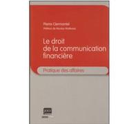 Le droit de la communication financière Clermontel p. (Auteur)