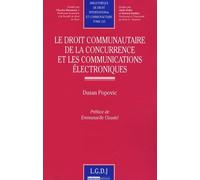Le Droit De La Concurrence Et Les Communication Électroniques