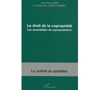 Le droit de la copropriété Les assemblées de copropriétaires - René Paraire - L'harmattan - broché - Etude