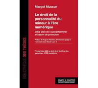 Le droit de la personnalité du mineur à l'ère numérique