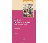 Le droit de la vie scolaire 11ème édition - Yann Buttner - Dalloz - broché - Etude