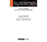 Le droit de l'animal Anne-Claire Lomellini-Dereclenne (Auteur), Katherine Mercier (Auteur)