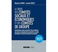 Le droit des comités sociaux et économiques et des comités de groupe (CSE): Commissions santé, sécurité et des conditions de travail, représentants de ... comités d'entreprise européens (2021)