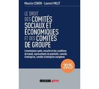 Le droit des comités sociaux et économiques et des comités de groupe (CSE) Laurent Milet (Auteur), Maurice Cohen (Auteur)