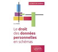 Le droit des données personnelles en schémas A jour au 30 septembre 2023 - David Forest - Ellipses - broché - Scolaire / Universitaire