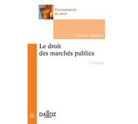 Le droit des marchés publics