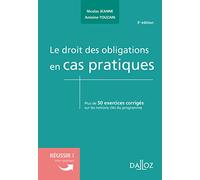 Le droit des obligations en cas pratiques 3ed