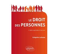 Le droit des personnes