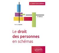 Le droit des personnes en schémas - Patricia Vannier - Ellipses - broché - Scolaire / Universitaire