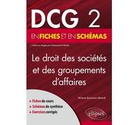 Le Droit Des Sociétés Et Des Groupements D'affaires Dcg 2
