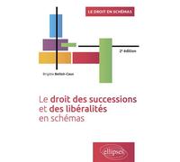 Le droit des successions et des libéralités en schémas - Brigitte Belloir-Caux - Ellipses - broché - Scolaire / Universitaire