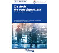 Le droit du renseignement