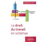 Le droit du travail en schémas A jour au 1er juin 2024 - Nicolas Rondet - Ellipses - broché - Scolaire / Universitaire