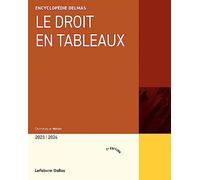Le droit en tableaux 2023/2024 7ed