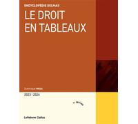 Le droit en tableaux 2023/2024 7ed