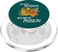 Le Droit est ma Profession Les carpes koï sont ma Passion Un Gardien de carpes koï Amusant PopSockets PopGrip pour MagSafe