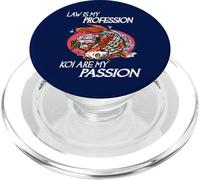 Le Droit est ma Profession Les carpes koï sont ma Passion Un Gardien de carpes koï Amusant PopSockets PopGrip pour MagSafe