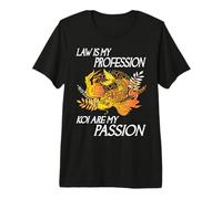 Le Droit est ma Profession Les carpes koï sont ma Passion Un Gardien de carpes koï Amusant T-Shirt Haut de Gamme