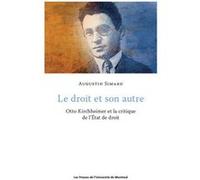 Le droit et son autre Augustin Simard (Auteur)