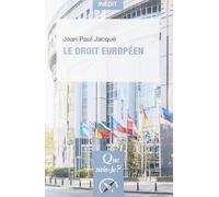 Le Droit européen