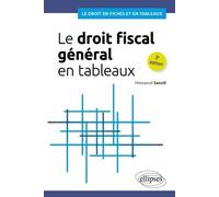 Le Droit Fiscal Général En Tableaux