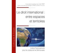 Le droit international : entre espaces et territoires (2020) (Tome 103)