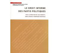 Le droit interne des partis politiques - Collectif - Mare & Martin - broché - Etude