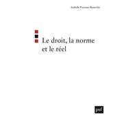 Le droit, la norme et le réel - Isabelle Pariente-Butterlin - Puf - broché - Etude