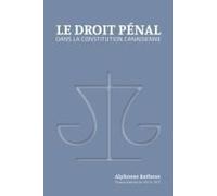 Le Droit Pénal Dans La Constitution Canadienne