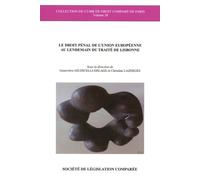 Le Droit Pénal De L'union Européenne Au Lendemain Du Traité De Lisbonne