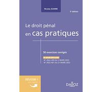 Le droit pénal en cas pratiques 5ed