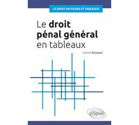 Le droit pénal général en tableaux