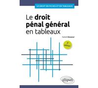Le droit pénal général en tableaux