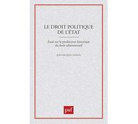 Le droit politique de l'État