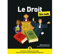 Nicolas Guerrero – Le Droit pour les Nuls – Apprendre la méthodologie du droit – Broché